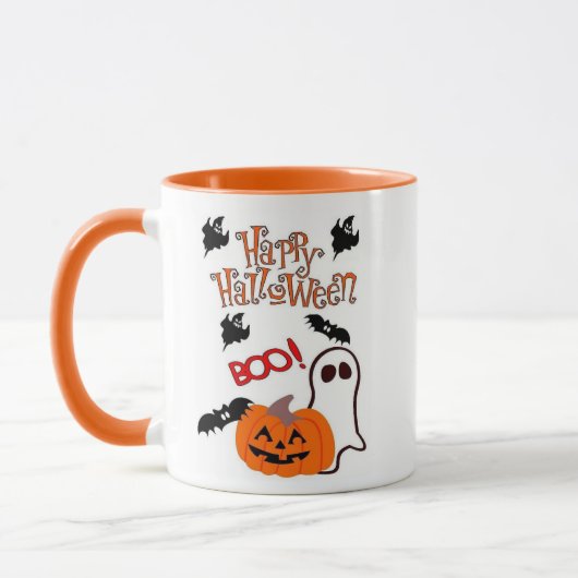 Happy Halloween Ghost Tasse (Links)