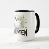 Happy Halloween Ghost Tasse (VorderseiteRechts)