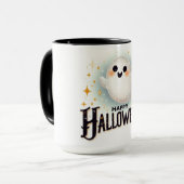 Happy Halloween Ghost Tasse (Vorderseite Links)