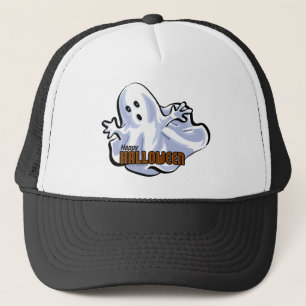 Happy Halloween Ghost Truckerkappe