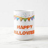 Happy Halloween Ghost und Pumpkins Kaffeetasse (Mittel)