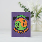 Happy Halloween Ghost Yin-Yang Einladung (Stehend Vorderseite)