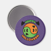Happy Halloween Ghost Yin-Yang Magnet (Vorderseite/Rückseite)