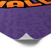 Happy Halloween Ghost Yin-Yang Poster (Ecke)