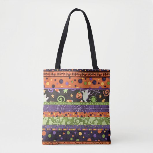 Happy Halloween Ghosts Pumpkins Candy Tasche (Vorderseite)