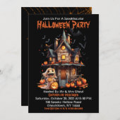 Happy Halloween Ghoul Einladung (Vorne/Hinten)
