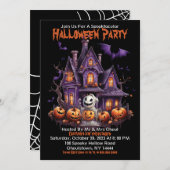 Happy Halloween Ghoul Einladung (Vorne/Hinten)