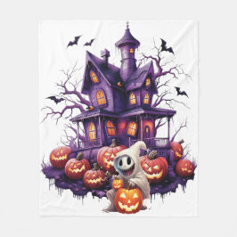 Happy Halloween Ghoul Fleecedecke