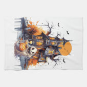 Happy Halloween Ghoul Geschirrtuch (Horizontal)