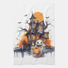 Happy Halloween Ghoul Geschirrtuch