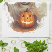 Happy Halloween Ghoul Geschirrtuch (Gefaltet)