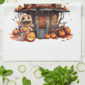 Happy Halloween Ghoul Geschirrtuch (Gefaltet)