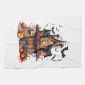 Happy Halloween Ghoul Geschirrtuch (Horizontal)