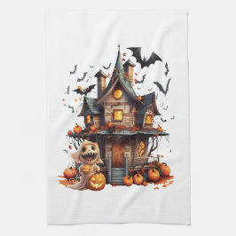 Happy Halloween Ghoul Geschirrtuch