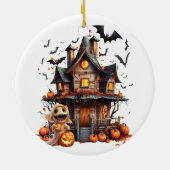 Happy Halloween Ghoul Keramik Ornament (Hinten)
