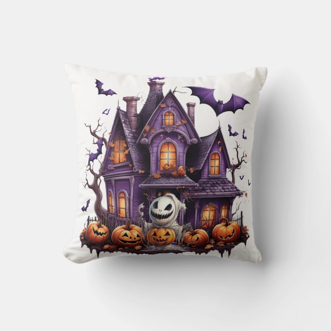 Happy Halloween Ghoul Kissen (Vorderseite)