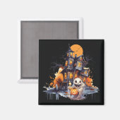 Happy Halloween Ghoul Magnet (Vorderseite/Rückseite)