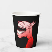 Happy Halloween Ghoul Pappbecher (Rückseite)