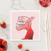 Happy Halloween Ghoul Serviette (Beispiel)