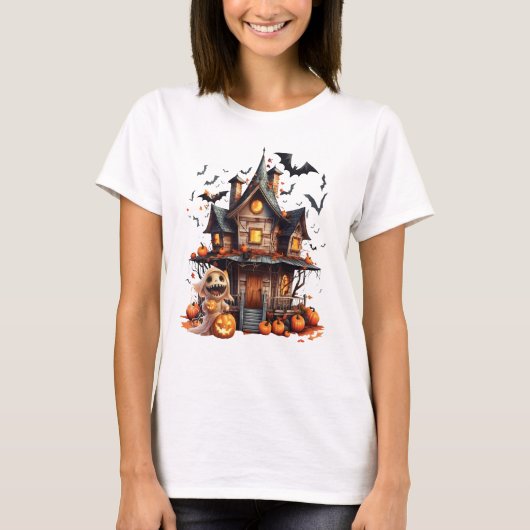 Happy Halloween Ghoul T-Shirt (Vorderseite)