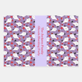 Happy Halloween Ghouls Jagen Party individualisier Geschenkpapier Set (Vorderseite)