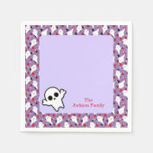 Happy Halloween Ghouls Jagen Party individualisier Serviette (Vorderseite)