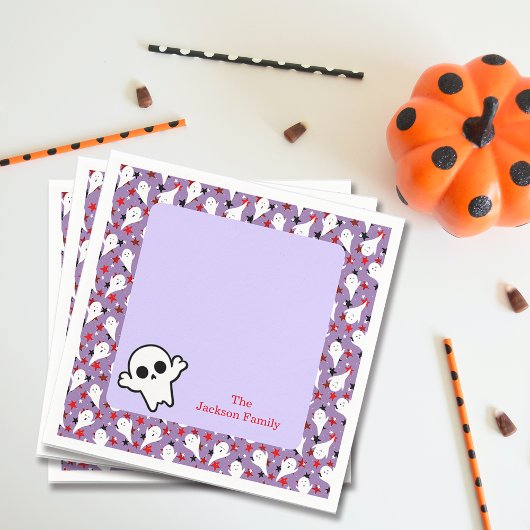 Happy Halloween Ghouls Jagen Party individualisier Serviette