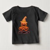 Happy Halloween Girly Niedlich Baby T-shirt (Vorderseite)