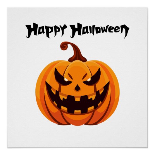 Happy Halloween Glanzposter Poster (Vorderseite)