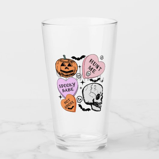 Happy Halloween Glas (Vorderseite)