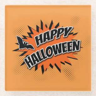Happy Halloween Glasuntersetzer