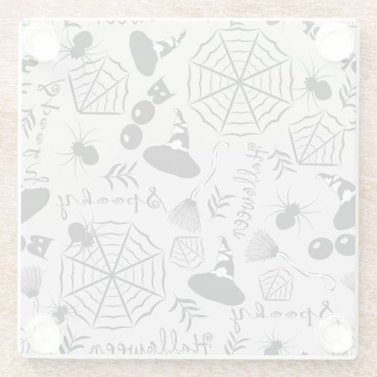 Happy Halloween Glasuntersetzer (Rückseite)