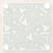 Happy Halloween Glasuntersetzer (Rückseite)