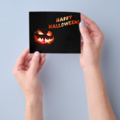 HAPPY HALLOWEEN - Glühender Jack-O-Lantern Flyer (Gruppe)