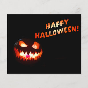 HAPPY HALLOWEEN - Glühender Jack-O-Lantern Flyer