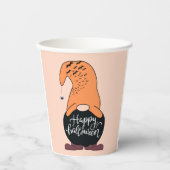 Happy Halloween Gnome Pappbecher (Vorderseite)