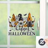 Happy Halloween Gnomes Fensteraufkleber (Zuhause)