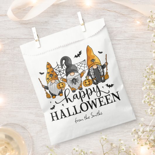 Happy Halloween Gnomes Geschenktütchen (Ausgeschnitten)
