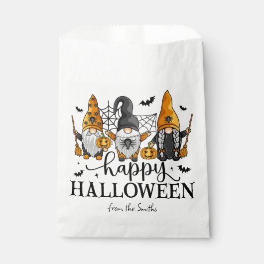 Happy Halloween Gnomes Geschenktütchen (Vorderseite)