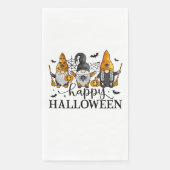 Happy Halloween Gnomes Serviette (Vorderseite)