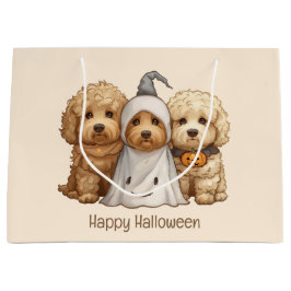 Happy Halloween Goldendoodle Hunde Große Geschenktüte
