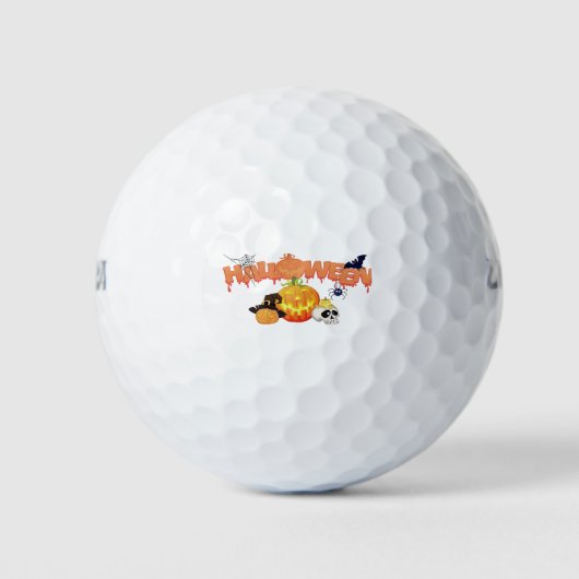 Happy Halloween Golfball (Vorderseite)