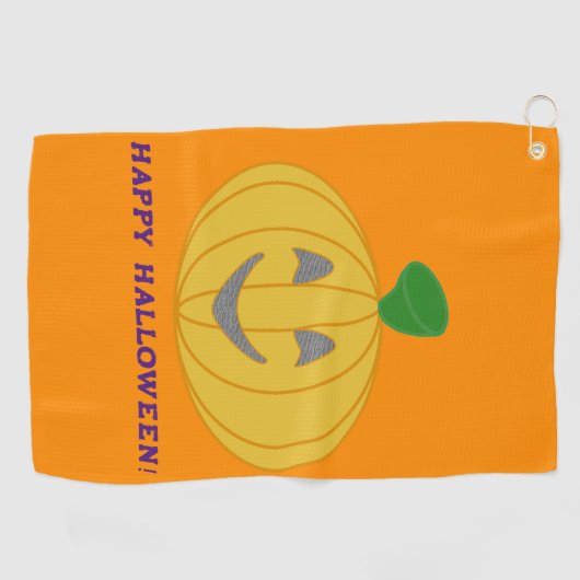 Happy Halloween Golfhandtuch (Horizontal)