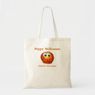 Happy Halloween goofy Jack-O-Lantern Tragetasche
