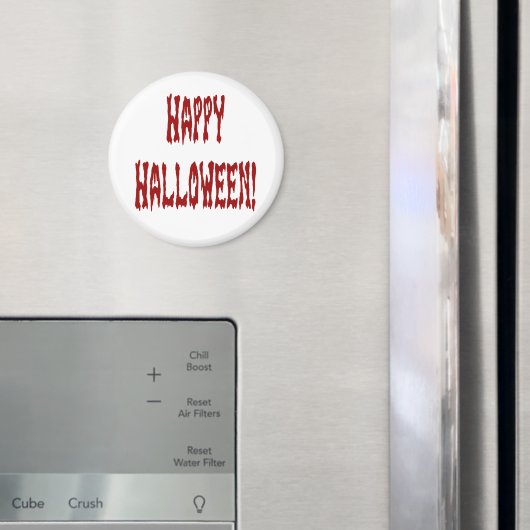 Happy Halloween Gore Text Magnet (In Situ (Kühlschrank))
