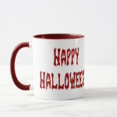 Happy Halloween Gore Text Tasse (Links)