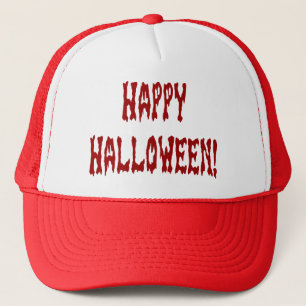 Happy Halloween Gore Text Truckerkappe