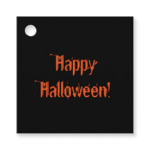 Happy Halloween Gothic Black Orange