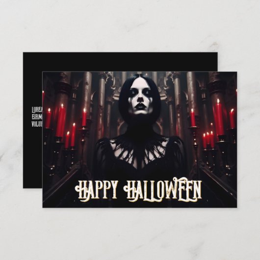 Happy Halloween - Gothic Dark Celebration (Vorne/Hinten)