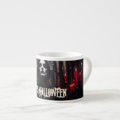 Happy Halloween - Gothic Dark Celebration Espressotasse (Vorderseite Rechts)